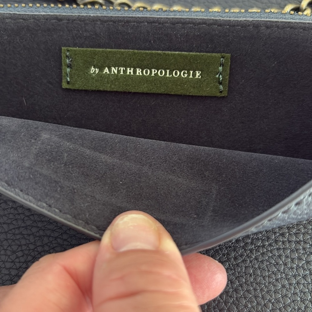 Anthropology navy purse - Picture 5 of 6